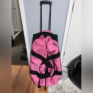 Pink LLBean Adventure Rolling Duffle, Large